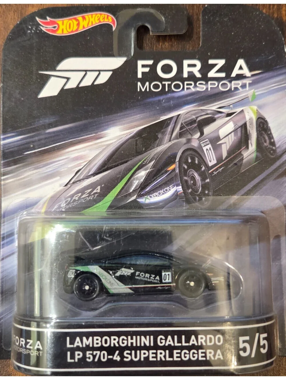 Hot Wheels Forza Lamborghini Gallardo LP 570-4 Superleggera New Card 5/5
